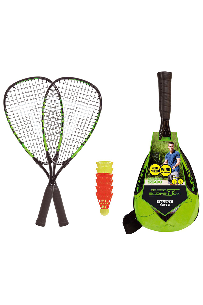 Talbot-Torro Speedbadminton Set per Scuola, per 10 Giocatori, in Borsa Sportiva, 490100