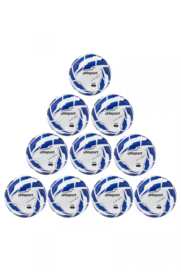 Uhlsport paket lopti za fudbal ATTACK ADDGLUE- 10 kom + MREŽA ZA LOPTE 