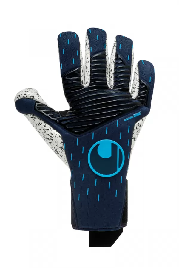 UHLSPORT golmanske rukavice SPEED CONTACT BLUE EDITION SUPERGRIP+ FINGER SURROUND 