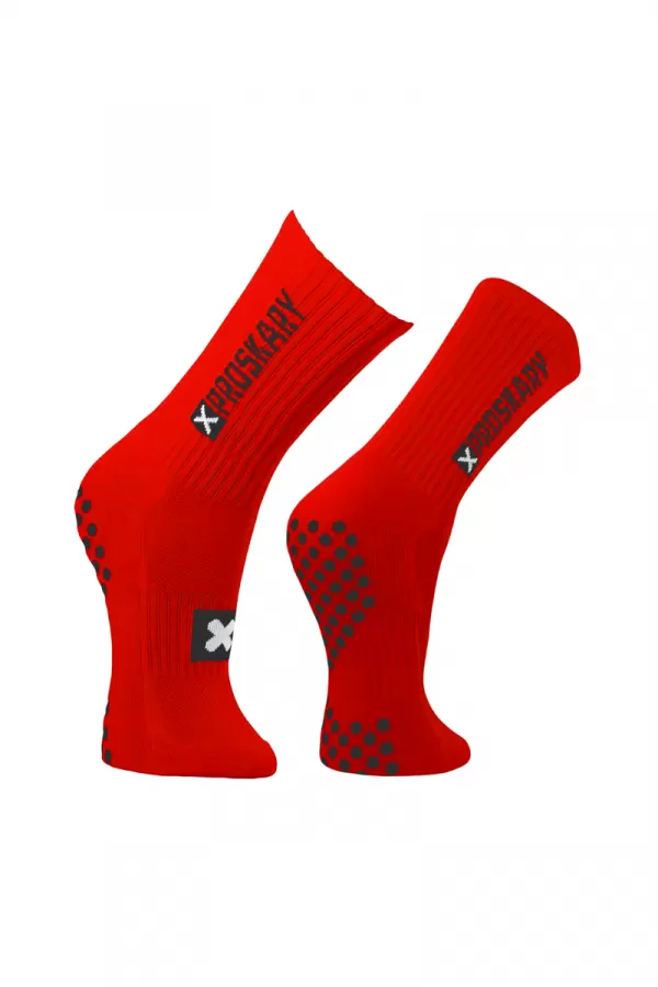 Proskary neklizajuća čarapa crvena 