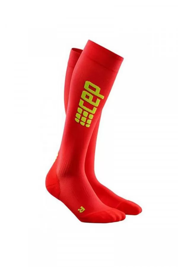 Cep kompresivne ultra tanke čarape za aktivnost RED/green 