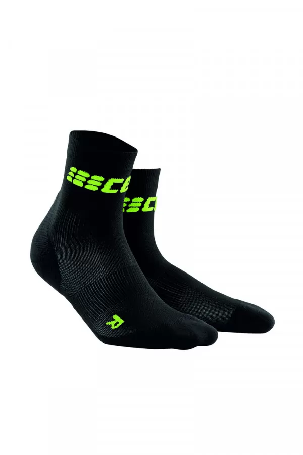 Cep ultra tanke kratke čarape black/green 