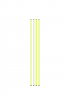 Sportzon plastični štap 160cm - set 4 kom 