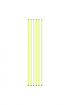 Sportzon plastični štap 160cm - set 6 kom 