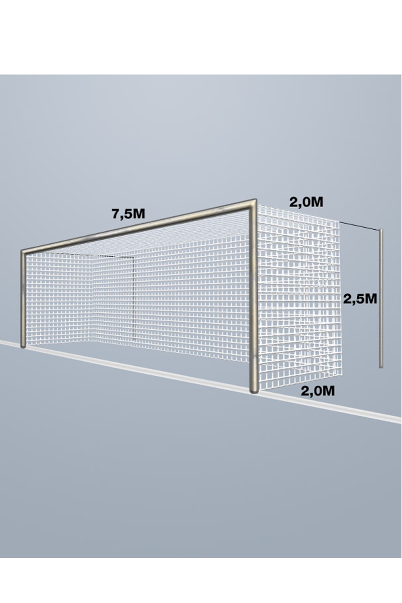 Cawila mreža za gol 7,50x2,50m 