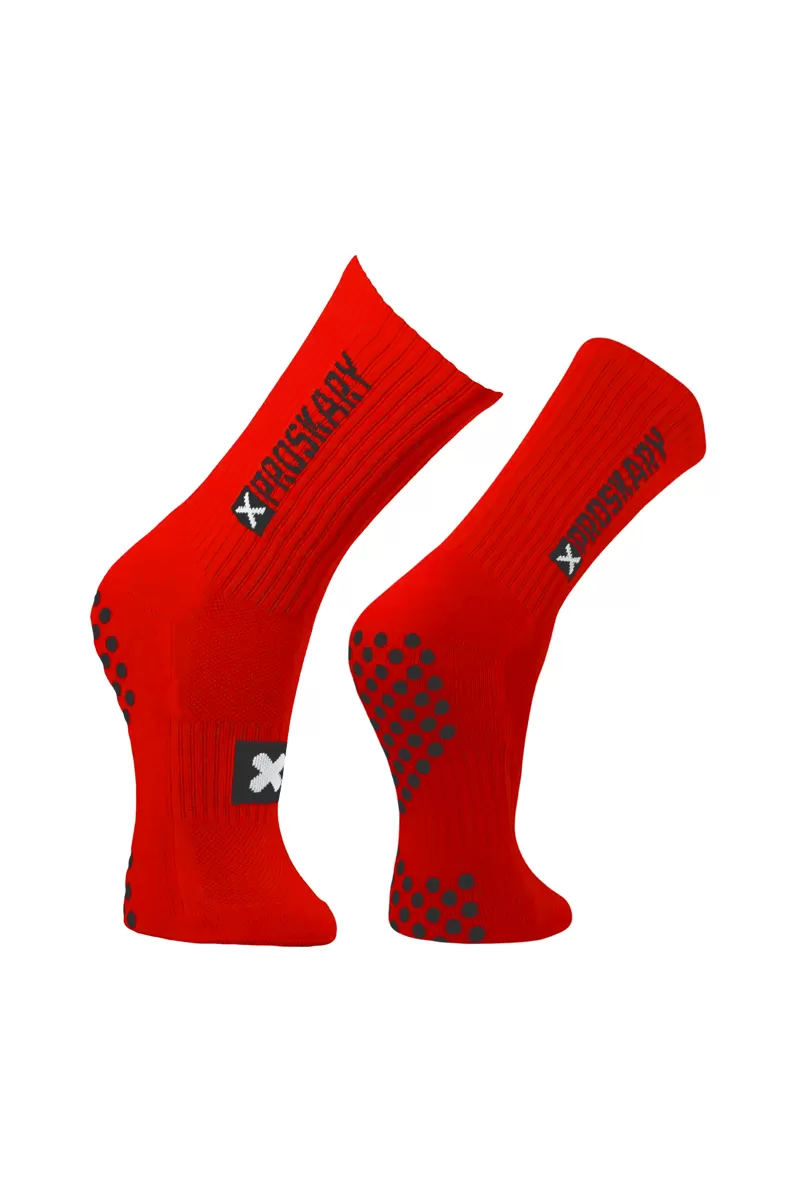 Proskary neklizajuća čarapa crvena