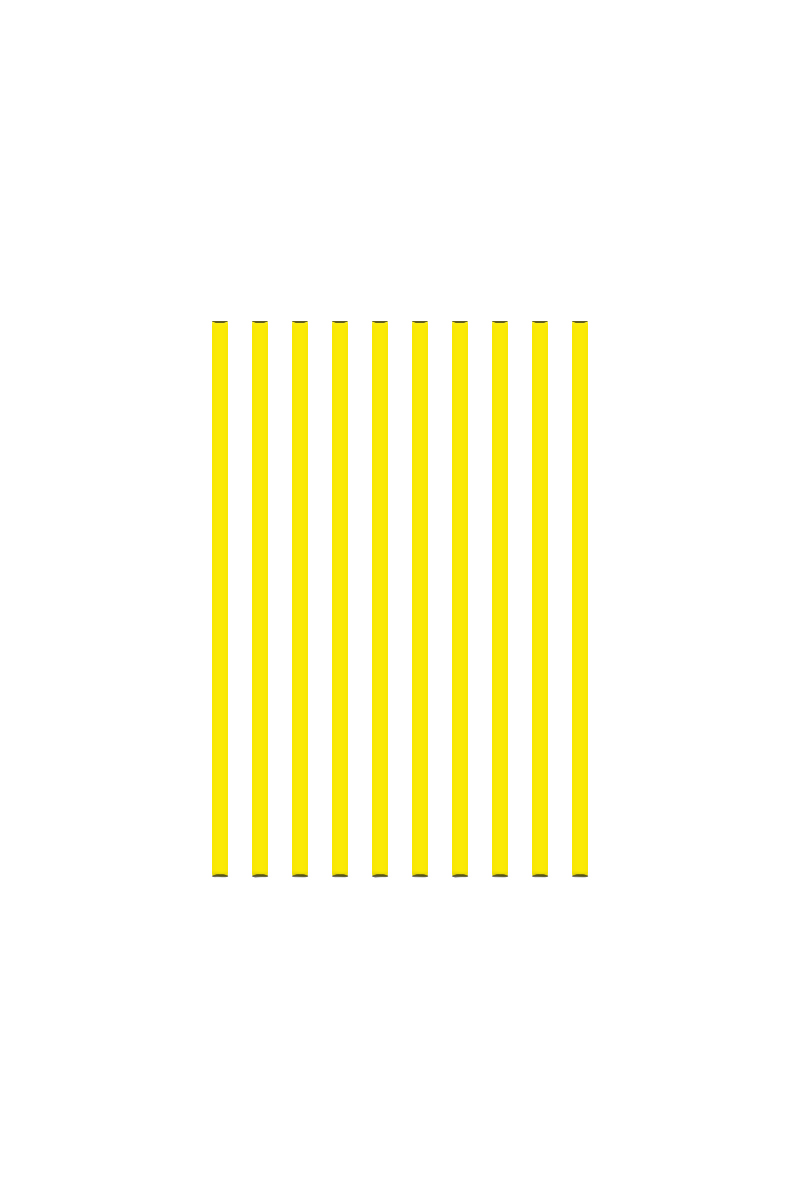 Sportzon plastični štap 100cm - set 10 kom 