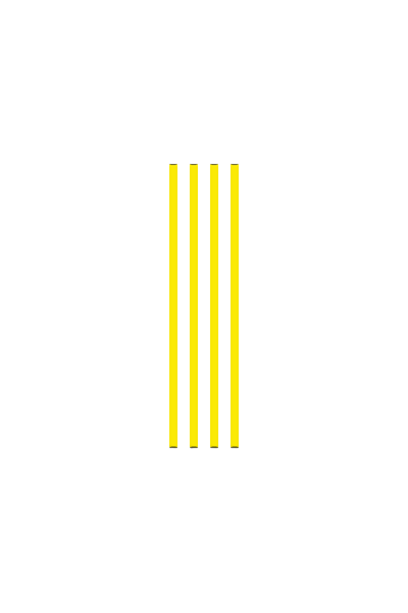 Sportzon plastični štap 100cm - set 4 kom 