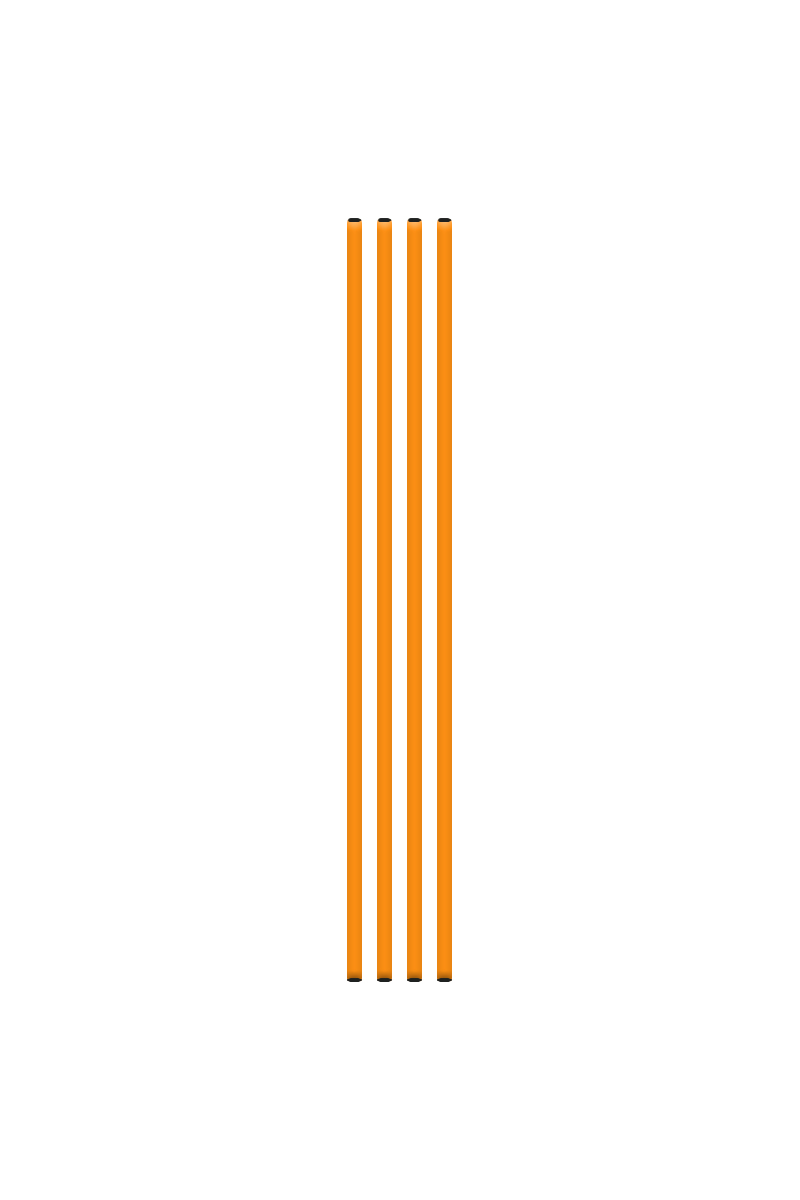 Sportzon plastični štap 160cm - set 4 kom 
