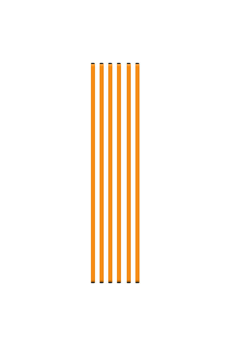 Sportzon plastični štap 160cm - set 6 kom 