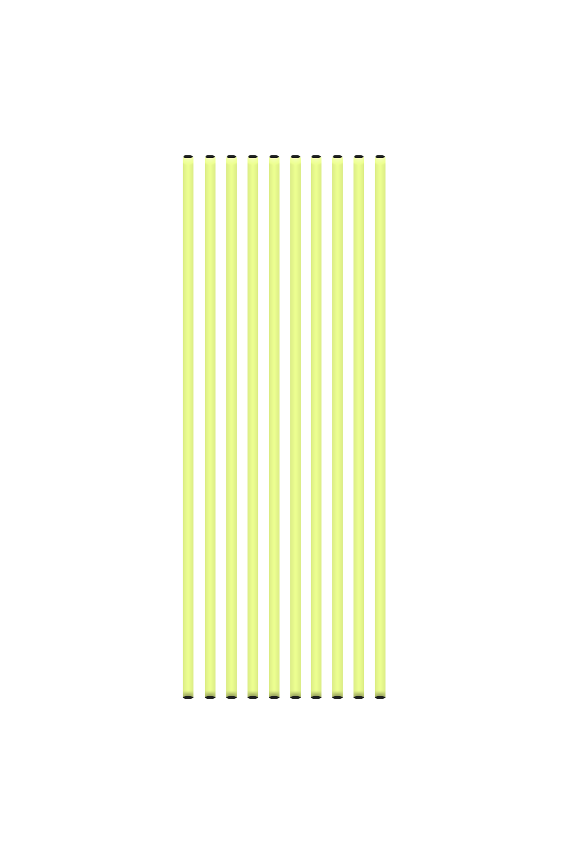 Sportzon plastični štap 160cm - set 10 kom 