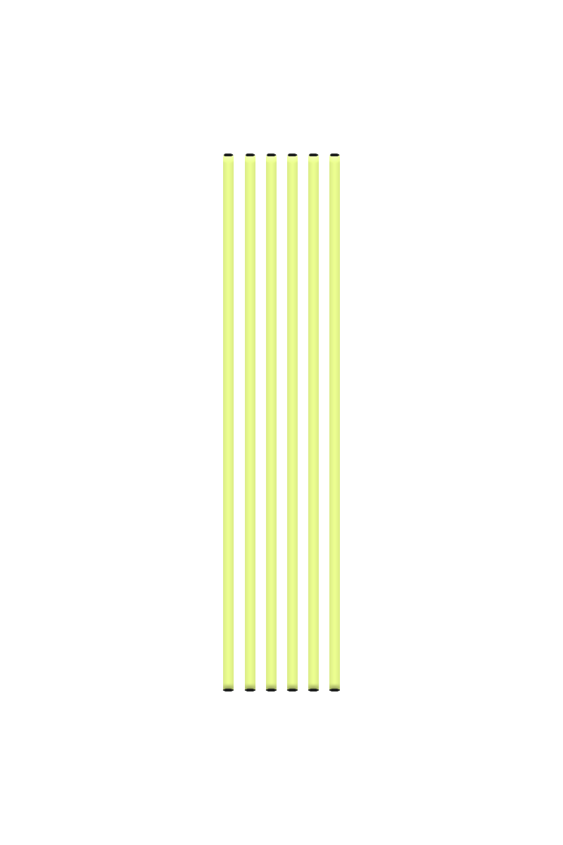 Sportzon plastični štap 160cm - set 6 kom 