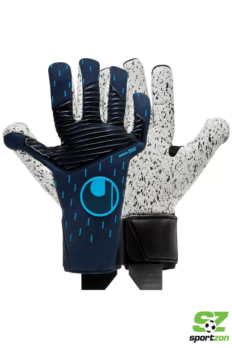 UHLSPORT golmanske rukavice SPEED CONTACT BLUE EDITION SUPERGRIP+ FINGER SURROUND 