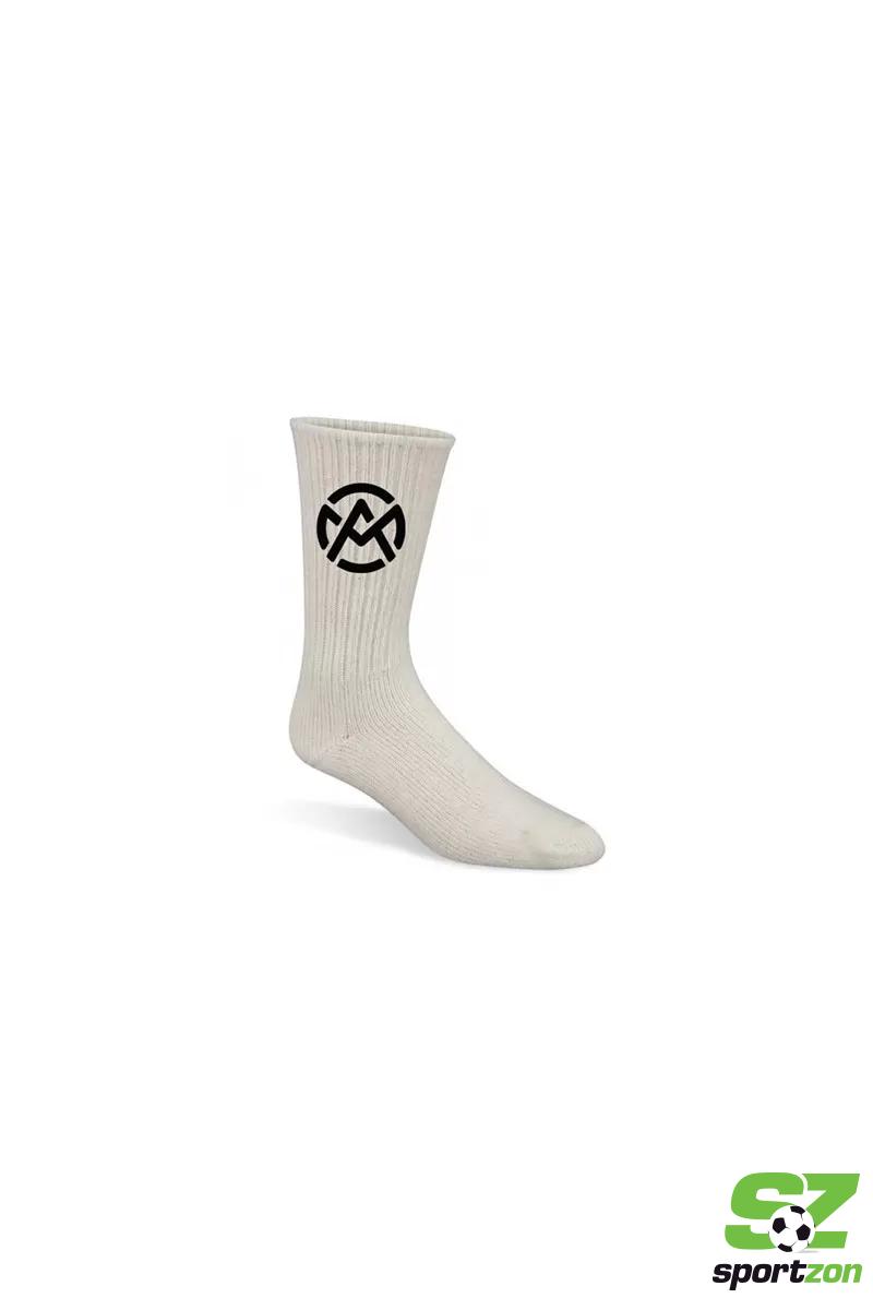 Amsport sportska čarapa - deblja bela 